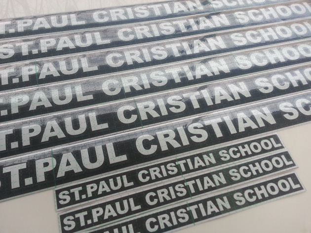 CRISTIAN SCHOOL(시트컷팅)1000x1000mm/시트컷팅/(가격전화문의)