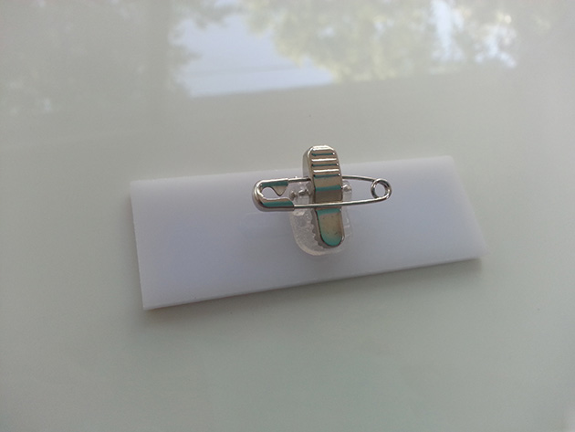 아크릴접이식명함-지오텍(아크릴2T, 실크배면인쇄)70x20mm/명찰/(가격전화문의)