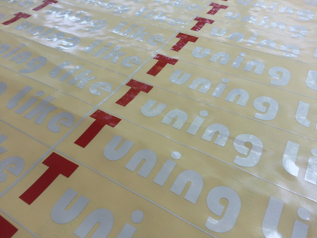 튜닝라이크-TUNING LIKE(반사시트컷팅)700x50mm/시트컷팅/(가격전화문의)