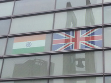 [실사썬팅] 송도국제학교(배면인쇄, 실내 PVC캘 출력 및 시공)