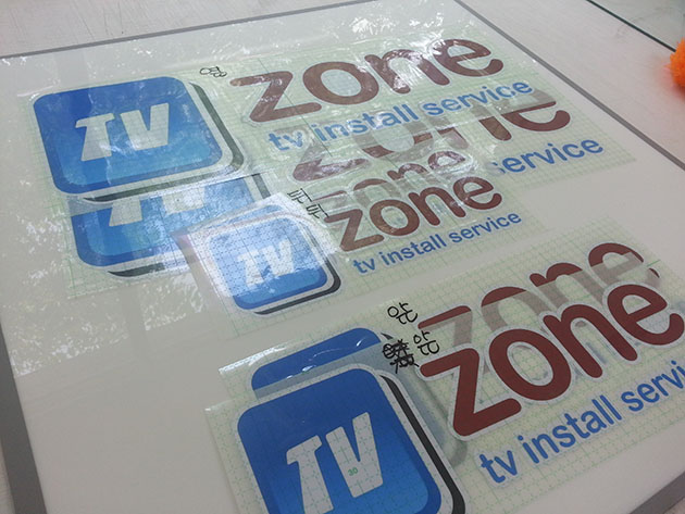 TV ZONE(실사출력+돔보컷팅)/시트컷팅/-70,000원