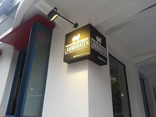 [갈바간판] LAMMBRATEN-램브라튼 양고기(갈바코너간판, 실내네온, 아크릴글자 스카시 제작 및 시공)