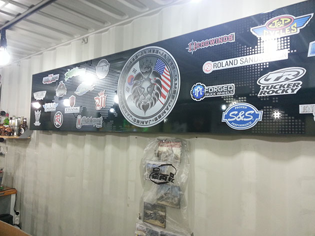 제임스모터스(화이트+투명패트출력)/UV투명필름/(가격전화문의)