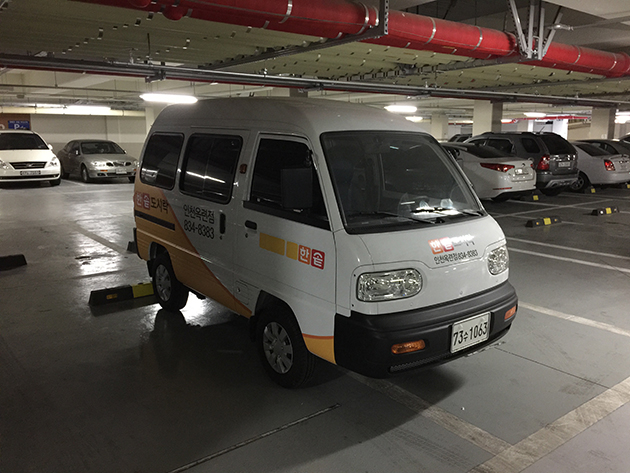 한솥도시락(다마스 차량 부분랩핑)/차량랩핑/(가격전화문의)