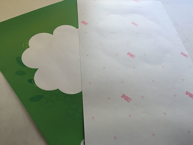 굿럭-GOOD LUCK TODAY(PVC 캘+돔보컷팅)500x1000mm/시트컷팅/(가격전화문의)