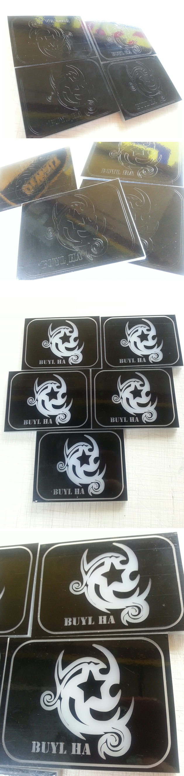 아이비클럽(판아크릴가공+실사+장식다보 시공설치)600×1200-12개 제작/아크릴스카시/(가격전화문의)