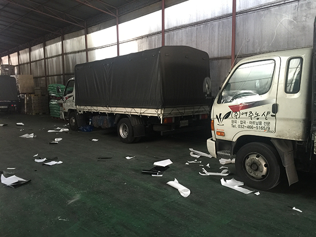 여주농산(카고차량, 3.5톤차량 25대, 시트컷팅부착)/차량랩핑/(가격전화문의)