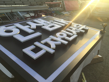 [LED 채널간판] 한샘ik-디자인서우(갈바간판, 돌출후렉스간판 제작 및 시공)