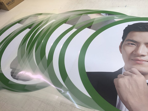 원형 돔보컷팅(PVC 캘+돔보컷팅)600x600mm/시트컷팅/(가격전화문의)