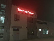 [LED 채널간판] 알파에이사-THermo Fisher(LED 채널간판, 지주형간판 제작 및 시공)