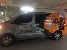 [차량썬팅] TPC 메카트로닉스(스타렉스 차량부분랩핑)